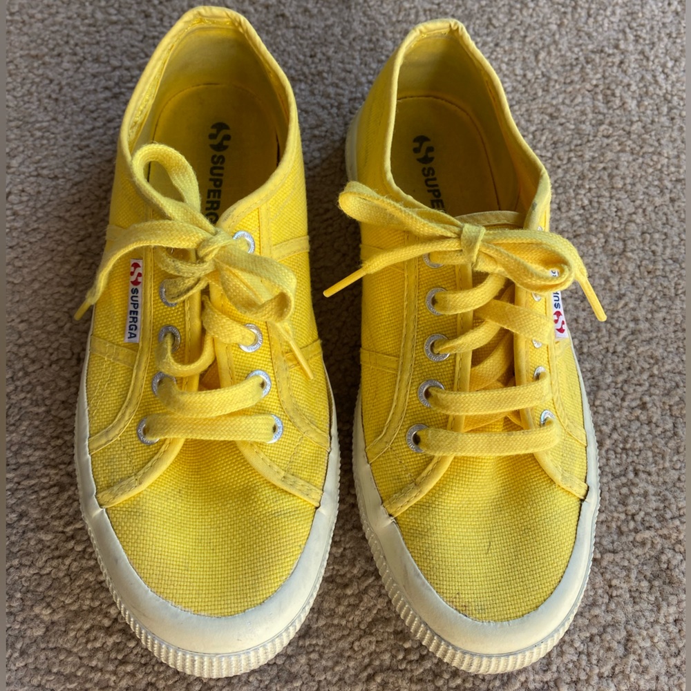 Superga 2750 Cotu Classic Sneakers Yellow Size 37.5